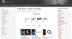 Desktop Screenshot of handy-shop.de